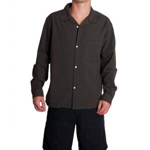 NEW KNICKERBOCKER fulton seersucker shirt in brown